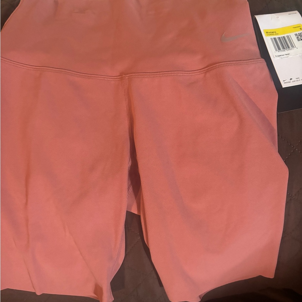 Nike Pink Athletic Shorts High-Waisted Design